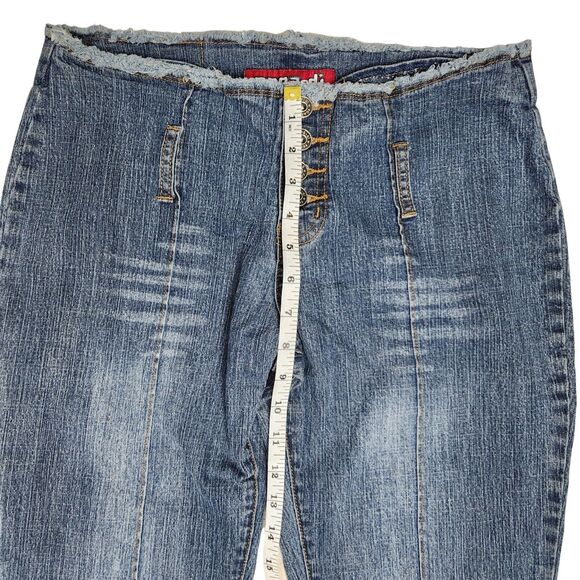 Vtg 90s Zana Di Jeans Y2k Low Rise Flare Bell Bottom Fridge Bratz Lizzy McGuire - Picture 7 of 10
